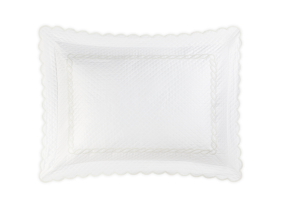 Classic Chain Scallop Matelassé Sham