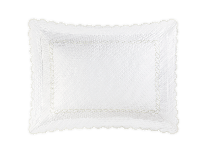 Classic Chain Scallop Matelassé Sham