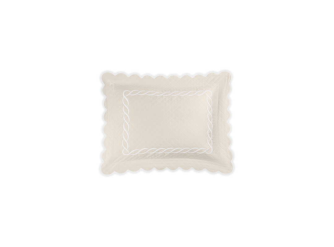 Classic Chain Scallop Matelassé Sham