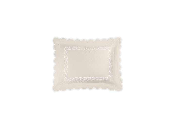 Classic Chain Scallop Matelassé Sham