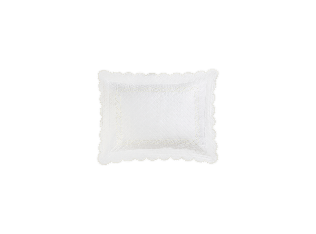Classic Chain Scallop Matelassé Sham