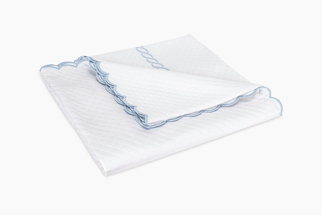 Classic Chain Scallop Matelassé Coverlet