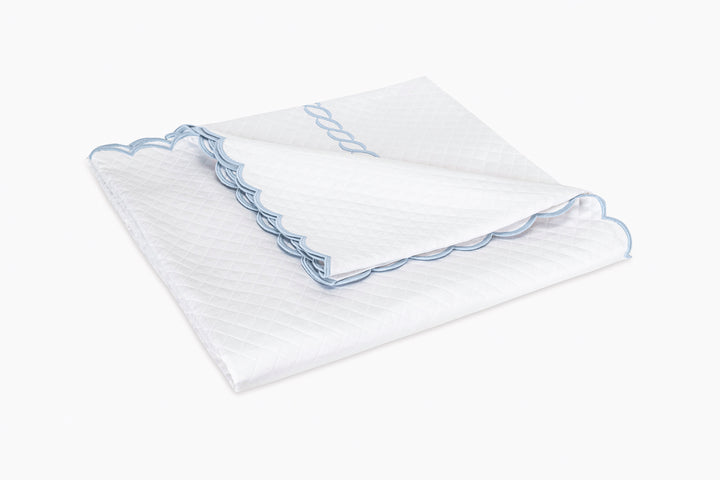 Classic Chain Scallop Matelassé Coverlet