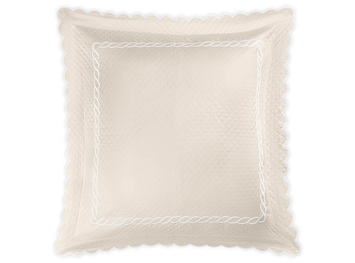 Classic Chain Scallop Matelassé Sham