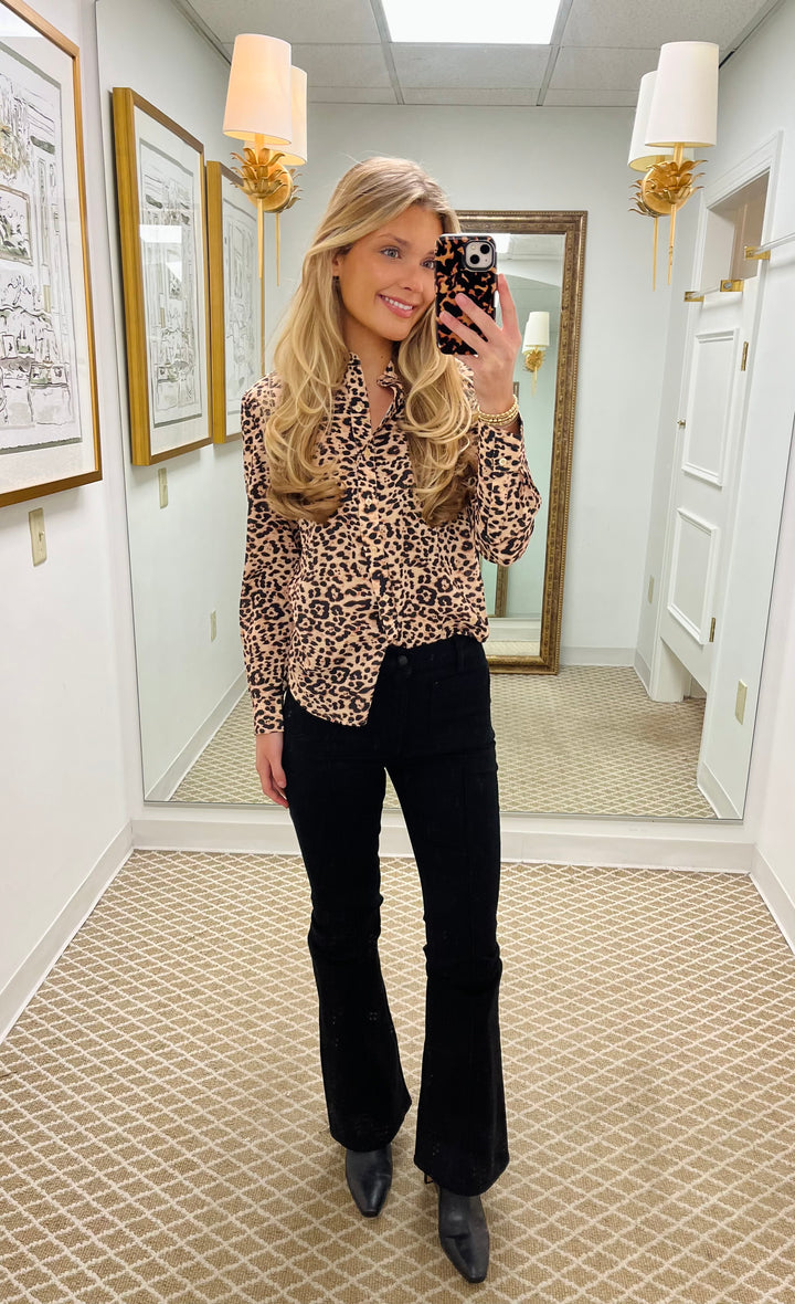 Candice Charmeuse Blouse | Multi