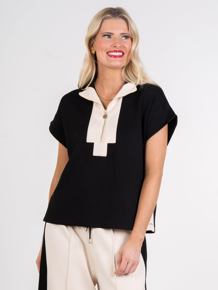 Poppy Pullover | Black Sand