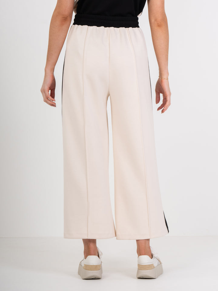 Teddy Crop Trouser | Black Sand