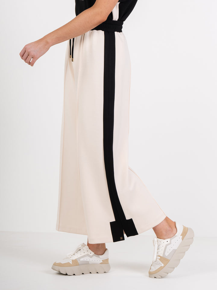 Teddy Crop Trouser | Black Sand