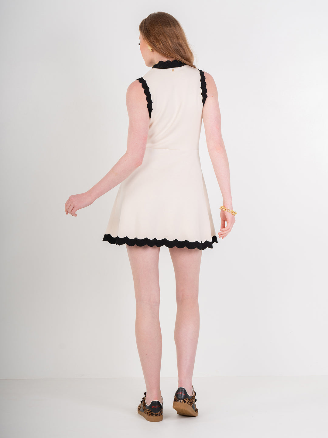 Varsity Orchid Dress | Black Sand