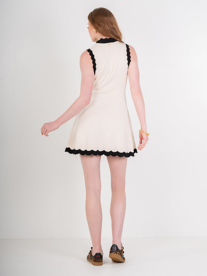 Varsity Orchid Dress | Black Sand