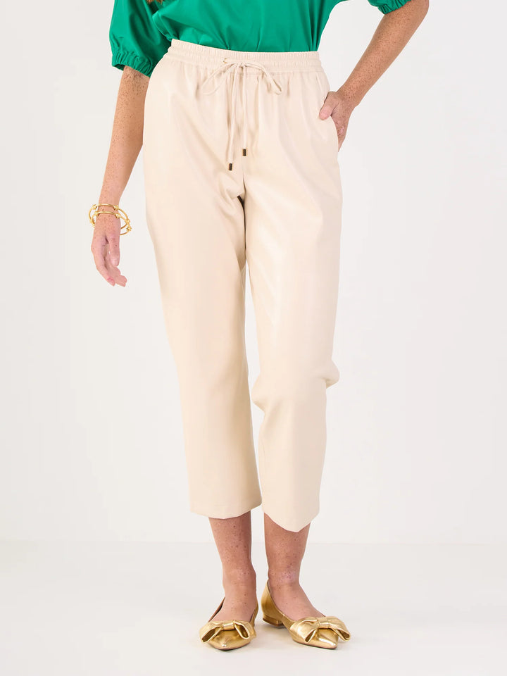 Joy Jogger | Sandshell Vegan Leather
