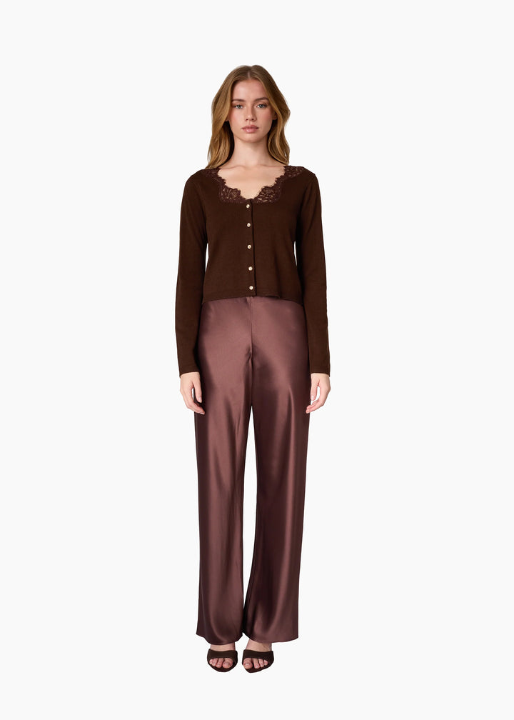 Bristol Mid Rise Pant | Chocolate
