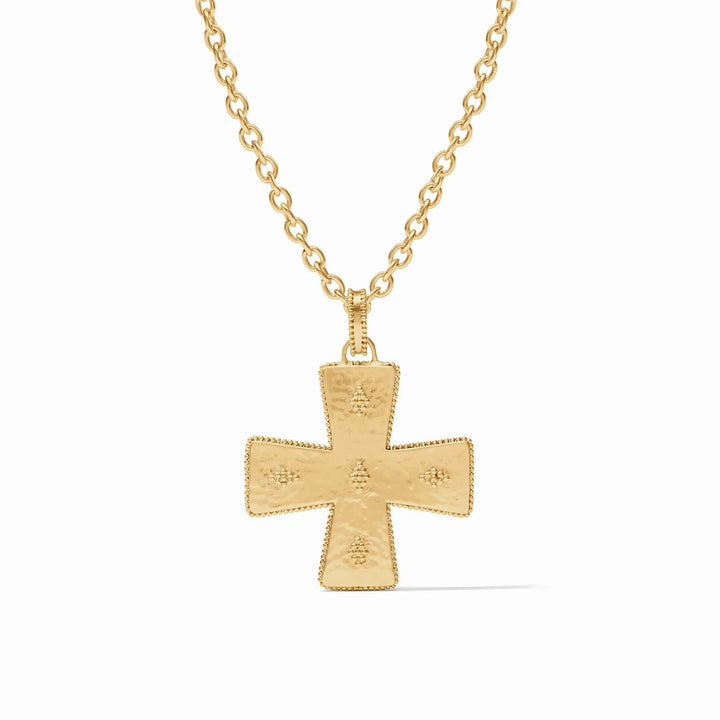 Julie Vos Gold Malta Canterbury Pendant Necklace