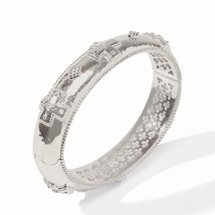 Canterbury Hinge Bangle | Silver