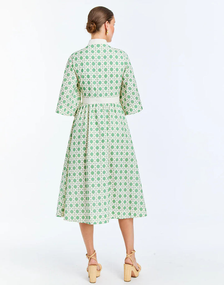 Carmen Midi Dress | Solihiya Green