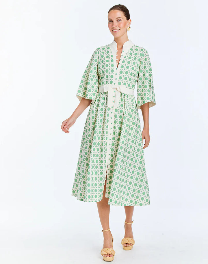 Carmen Midi Dress | Solihiya Green