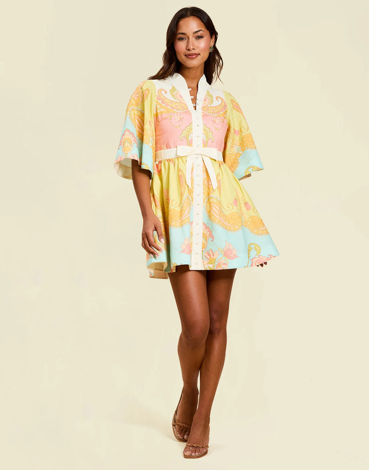 Carmen Mini Dress | Venetian Paisley