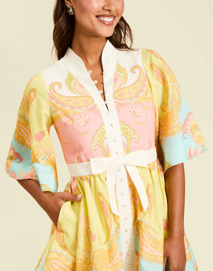 Carmen Mini Dress | Venetian Paisley