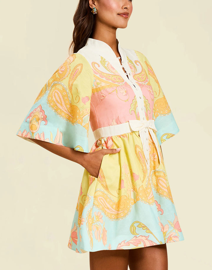 Carmen Mini Dress | Venetian Paisley