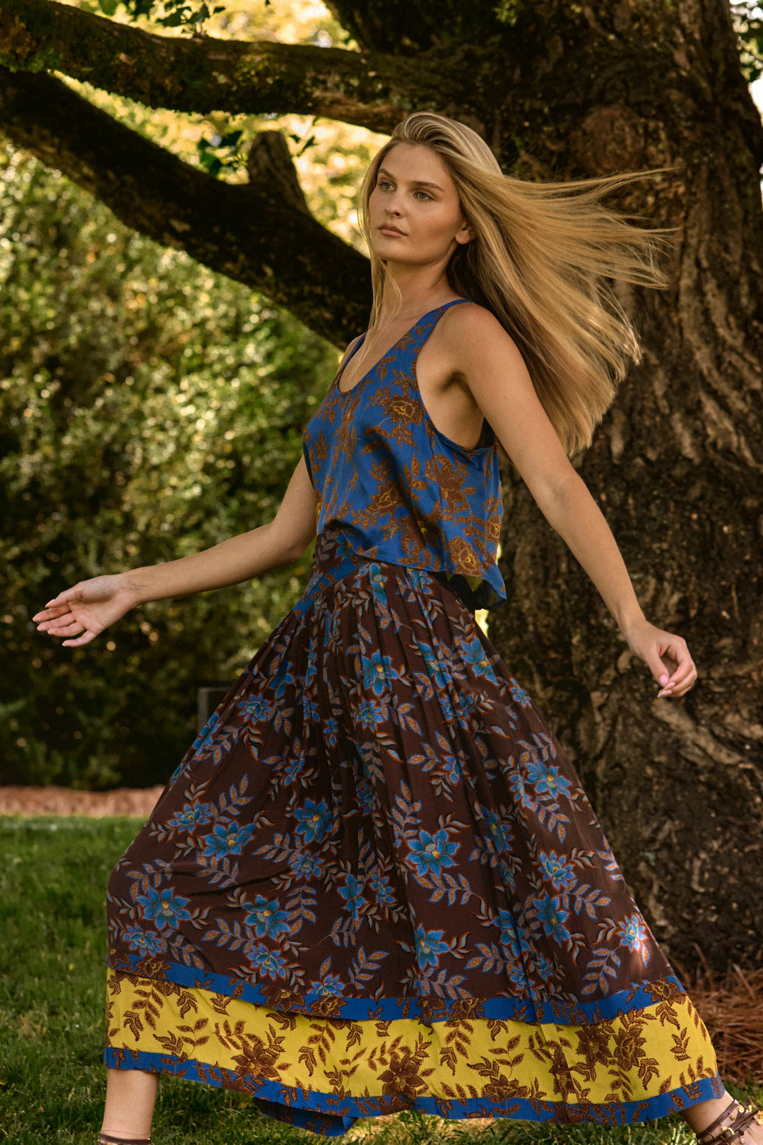 Carsyn Tank | Wild Vine Blue