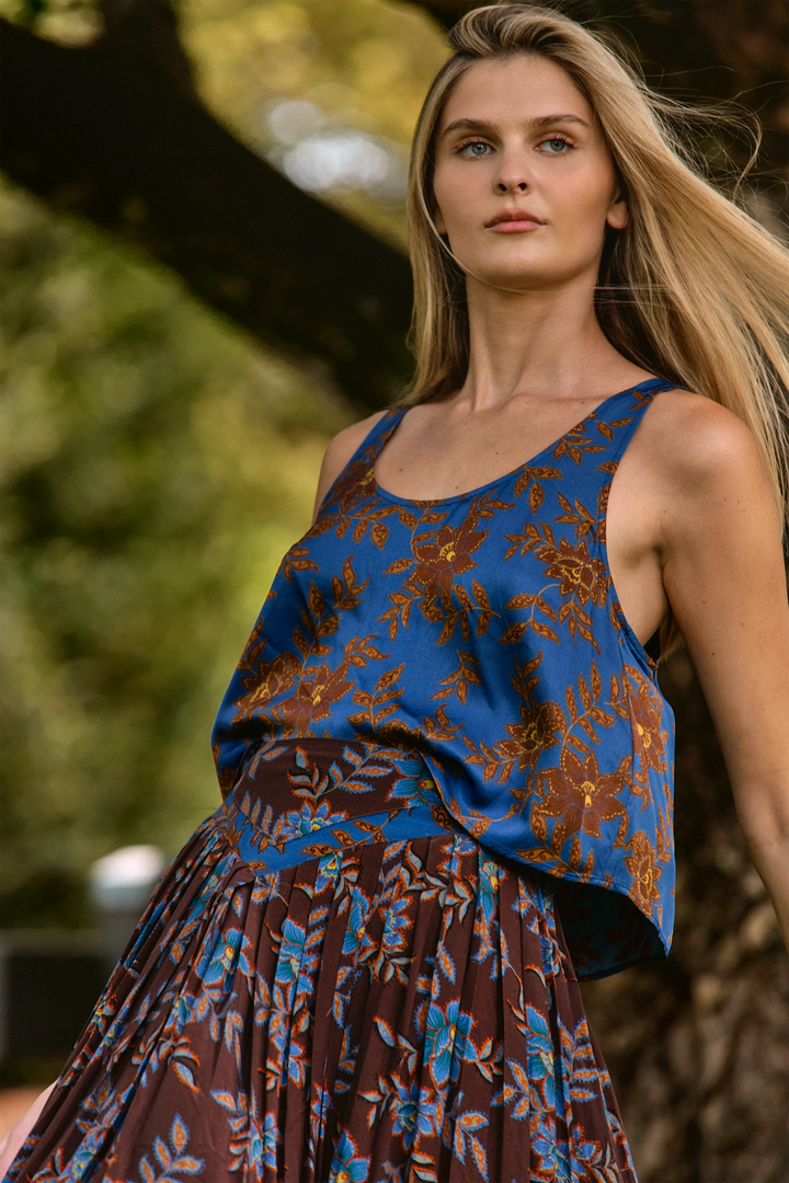 Carsyn Tank | Wild Vine Blue