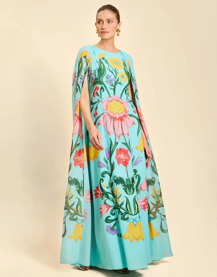 Cartagena Cape Gown | San Juan Garden