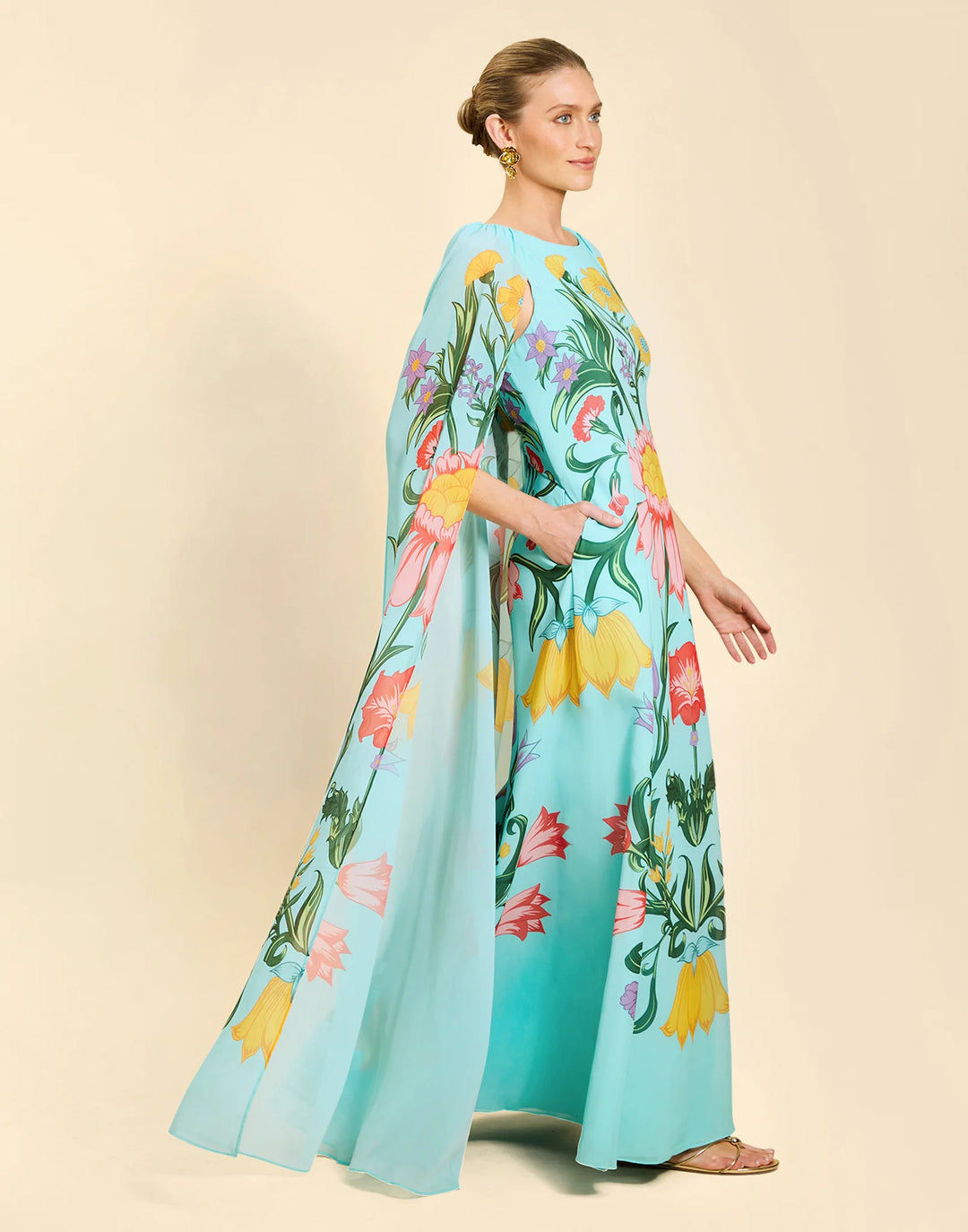 Cartagena Cape Gown | San Juan Garden