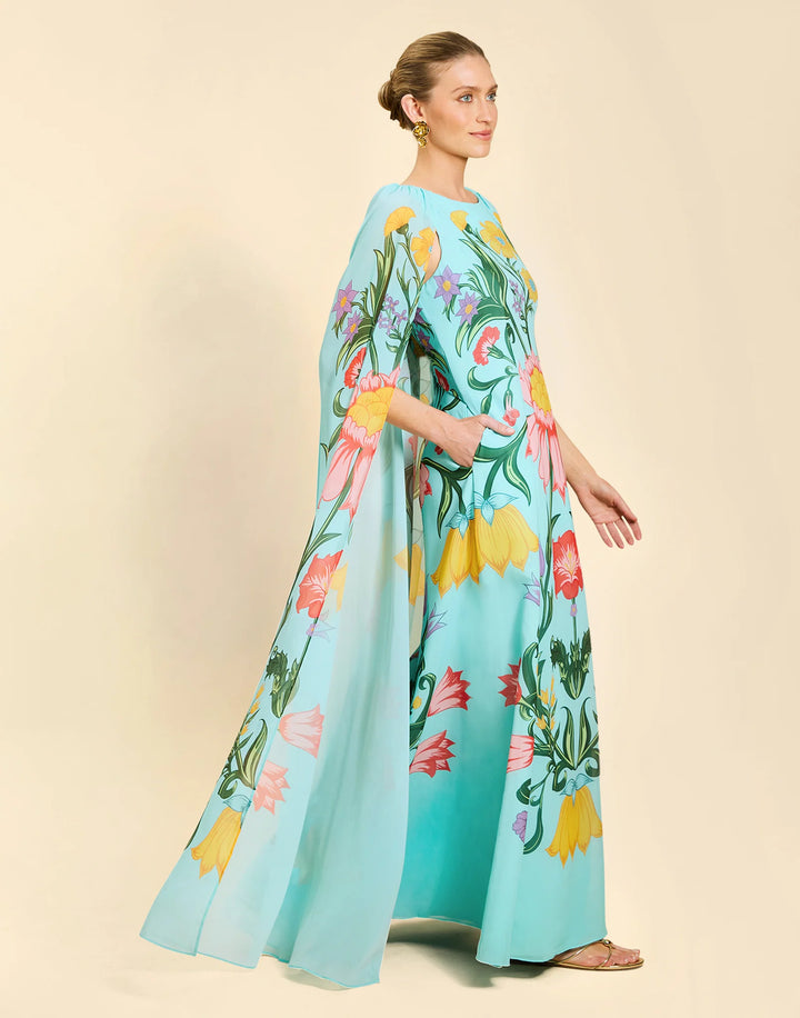 Cartagena Cape Gown | San Juan Garden