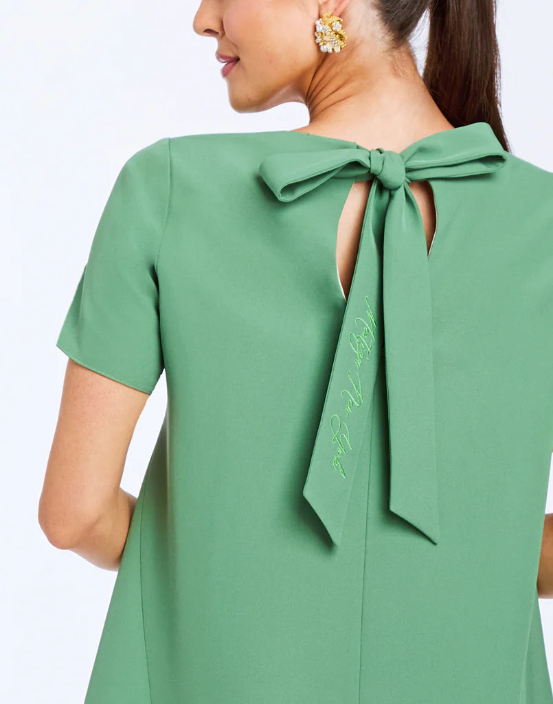 Cecily Reversible Mini | Blue/Green Windswept Floral
