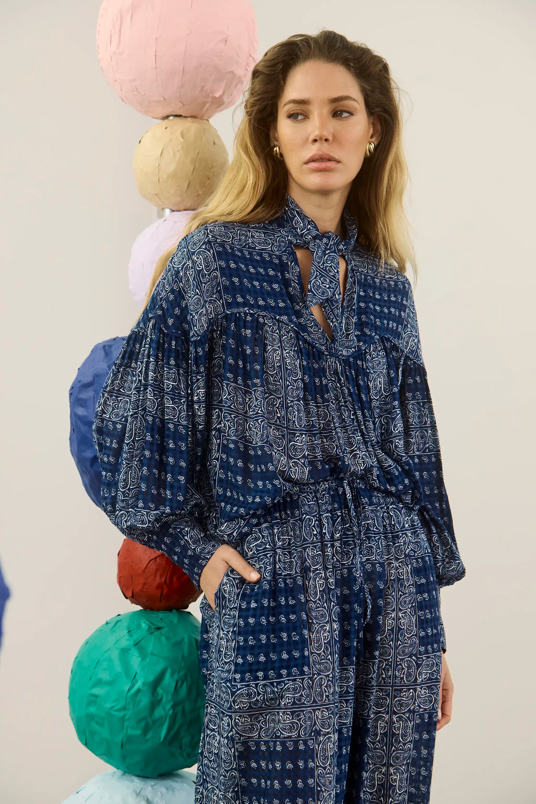 Celeste Blouse | Inkwell Paisley