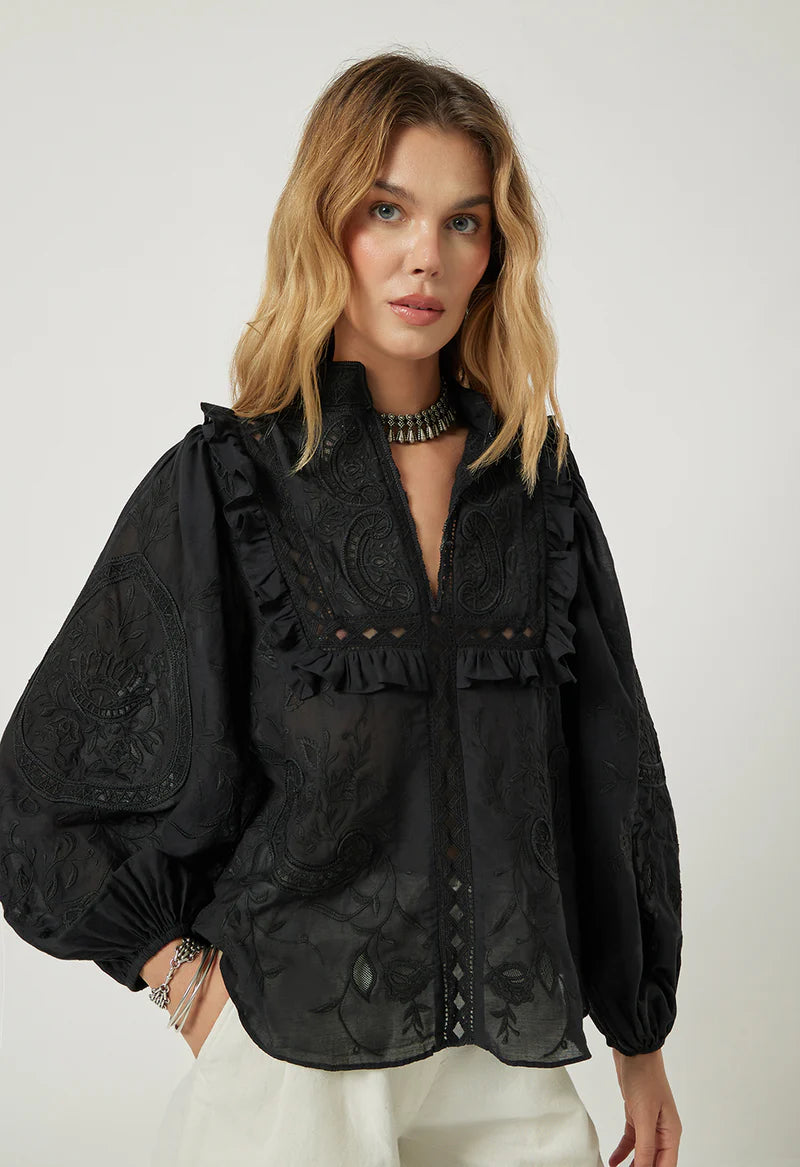 Chaska Top | Onyx Black