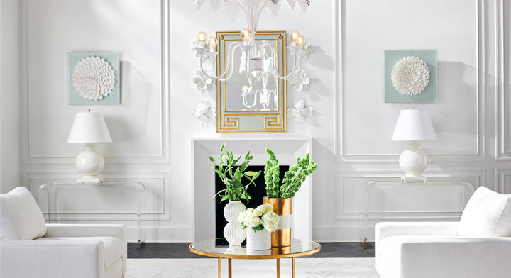 Opus White Ceramic Lamp