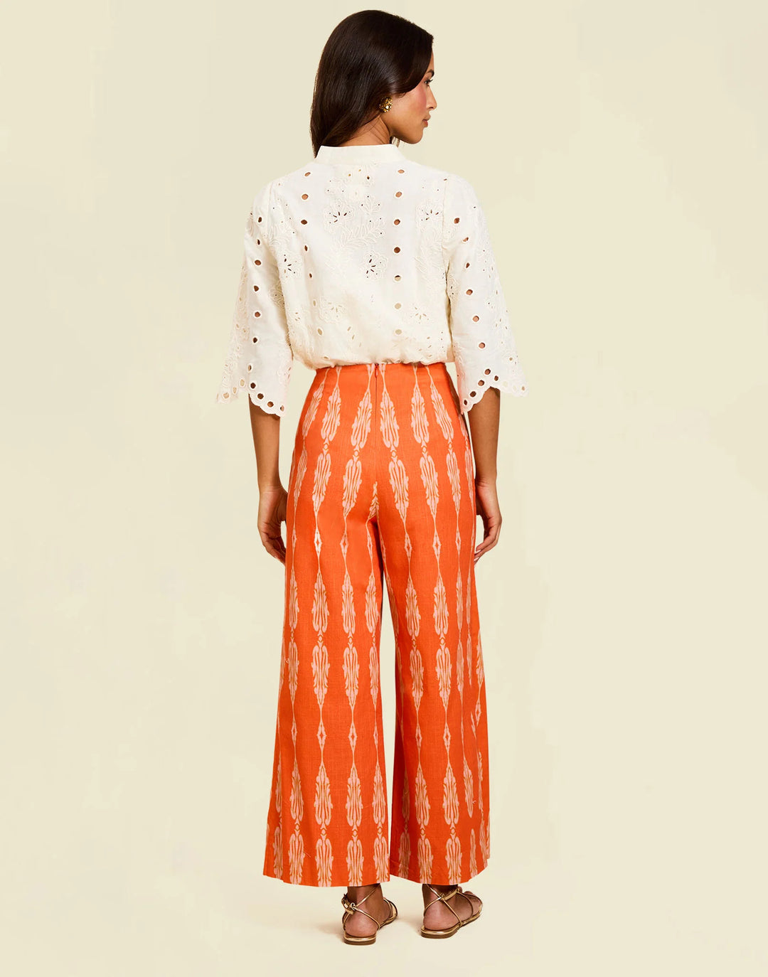 Chloe Wrap Pants | Hibiscus Mosaic