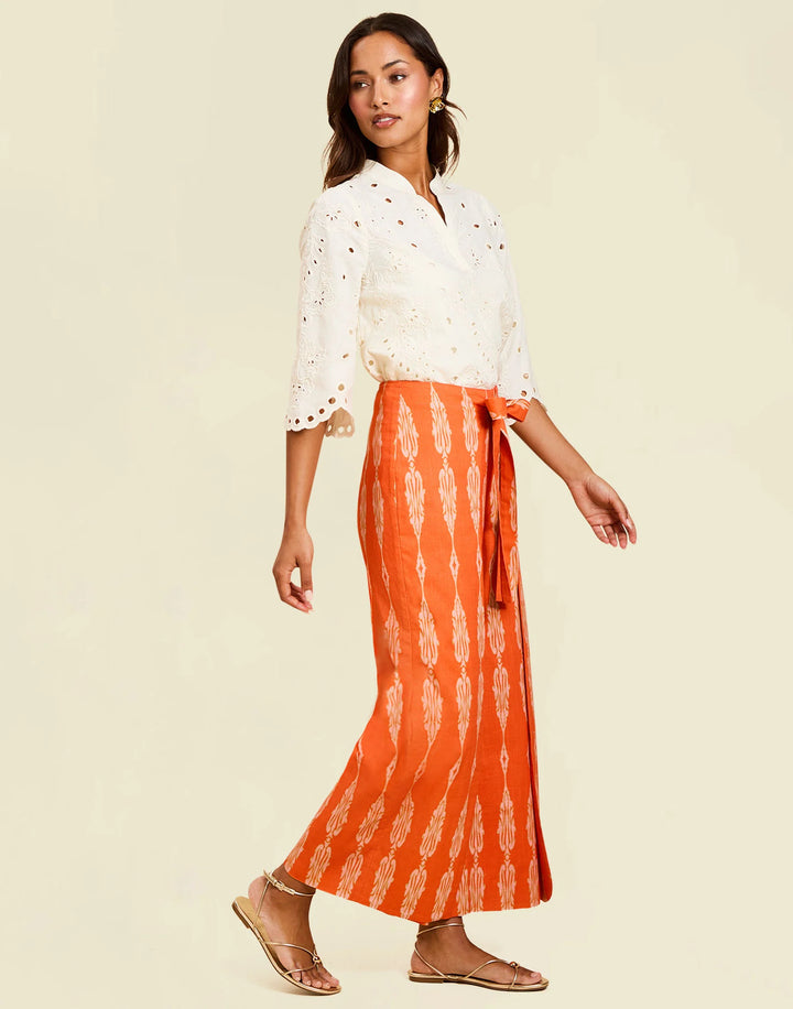 Chloe Wrap Pants | Hibiscus Mosaic