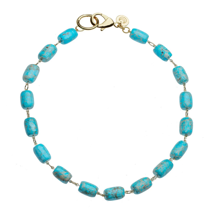 Chunky Lariat Necklace | Turquoise