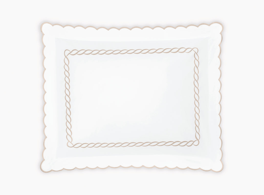 Classic Chain Scallop Sham