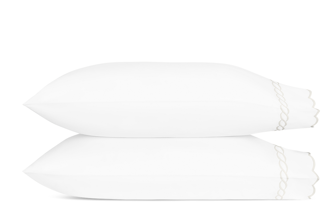 Classic Chain Scallop Pillowcase - Pair