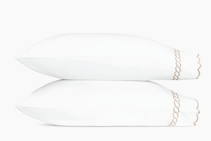 Classic Chain Scallop Pillowcase - Pair
