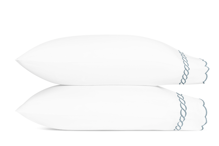Classic Chain Scallop Pillowcase - Pair