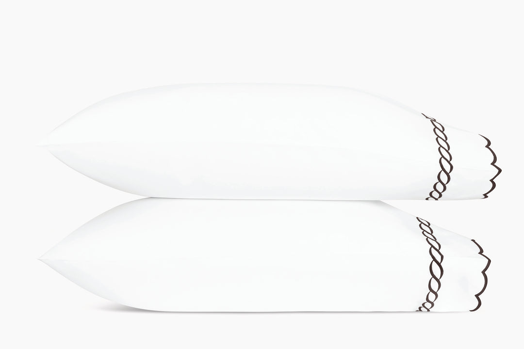 Classic Chain Scallop Pillowcase - Pair