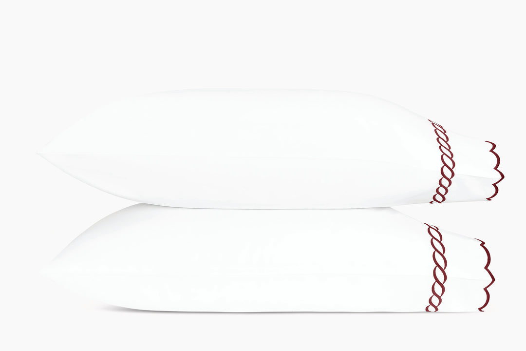 Classic Chain Scallop Pillowcase - Pair
