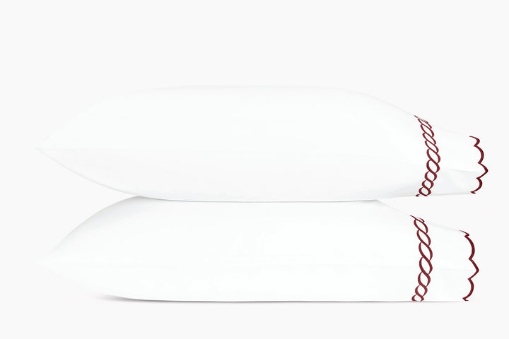 Classic Chain Scallop Pillowcase - Pair