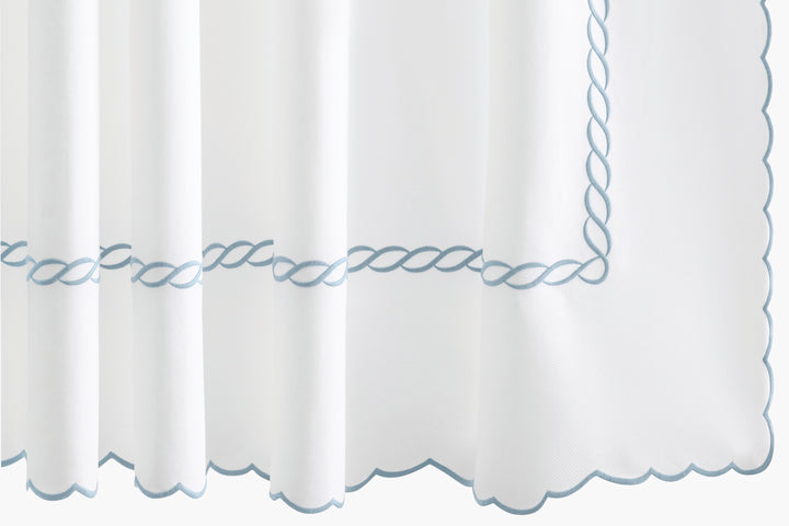 Classic Chain Scallop Shower Curtain