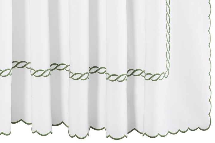 Classic Chain Scallop Shower Curtain