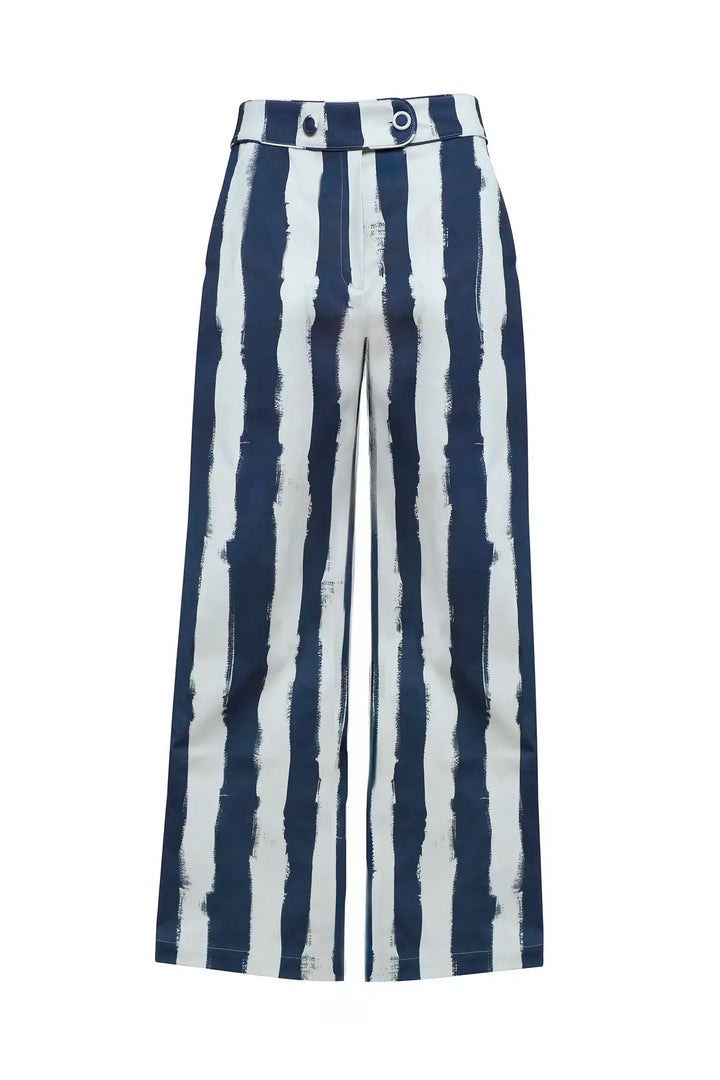 Juno Pant | Lighthouse Stripe Navy