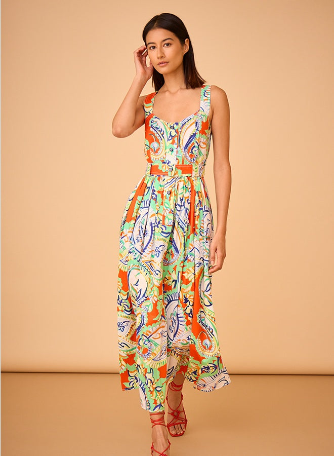Cleo Dress | Amalfi Tiles