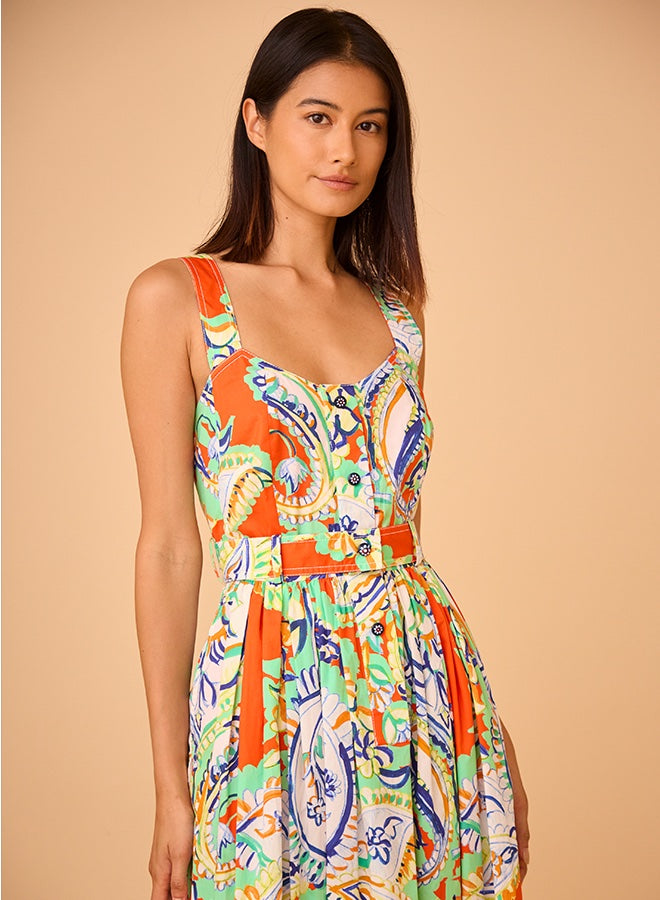Cleo Dress | Amalfi Tiles