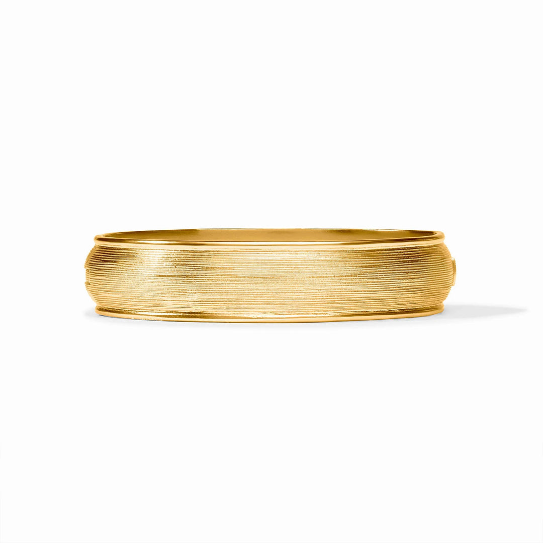 Cobblestone Hinge Bangle | Gold