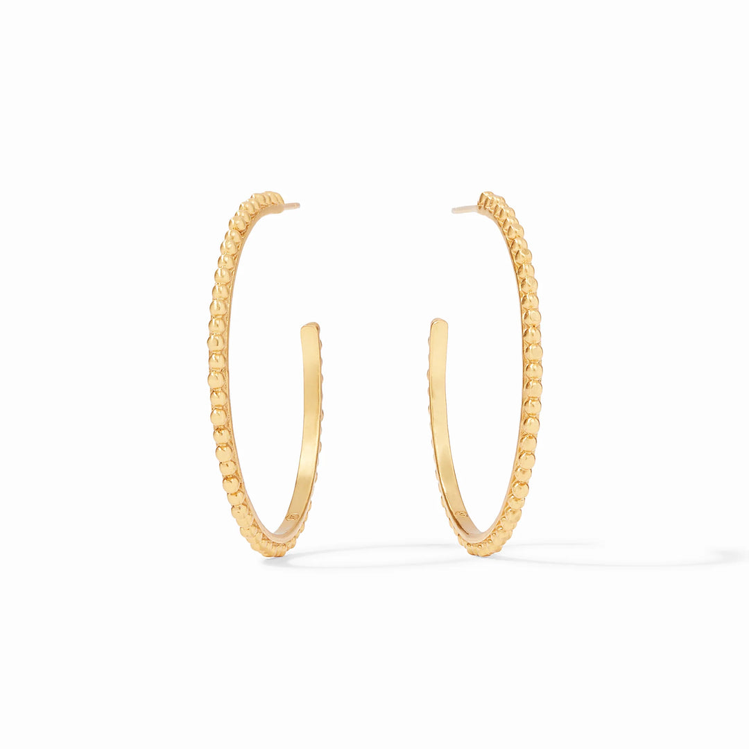 Julie Vos Gold Colette Bead Hoop + Sizes