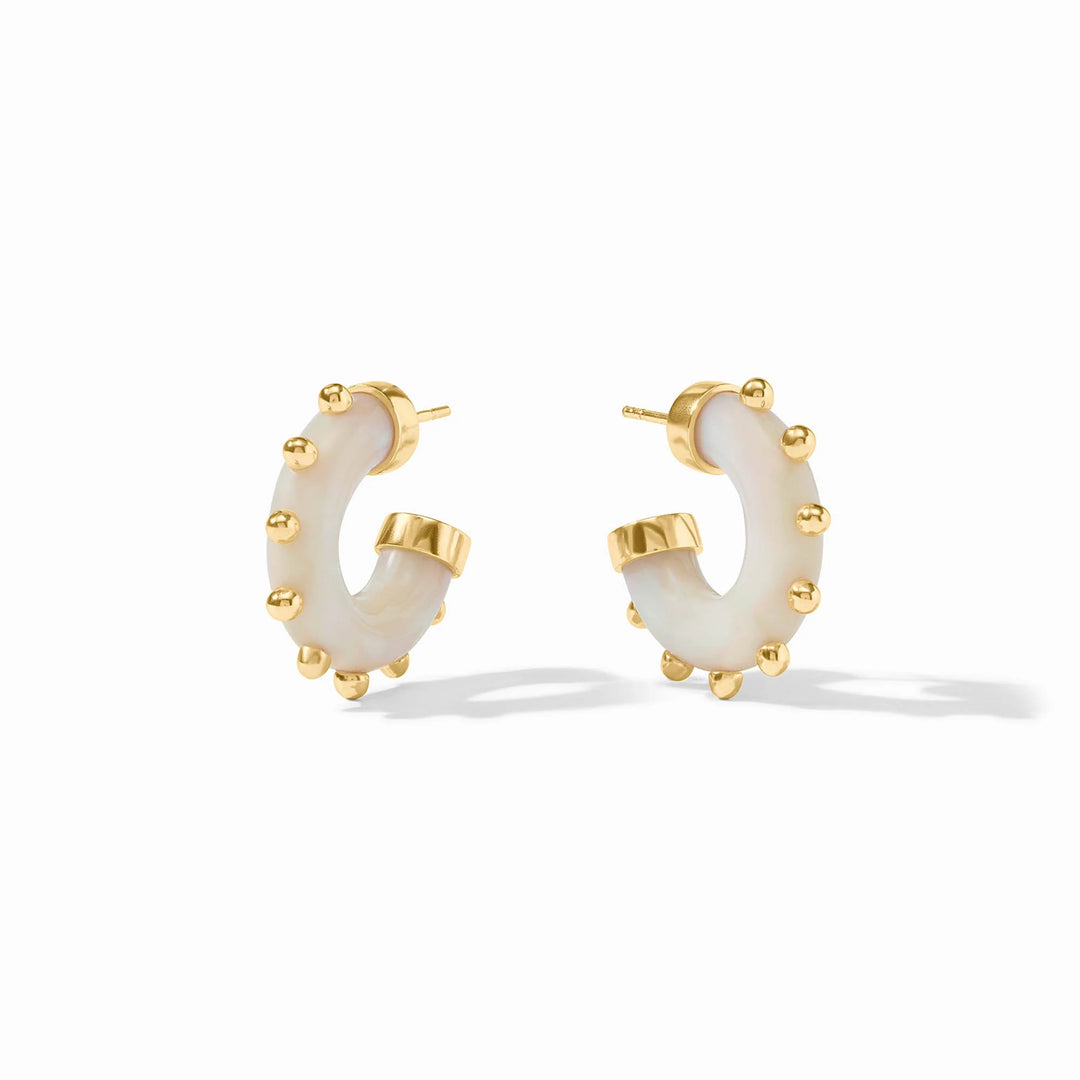 Colette Hoop Earrings | Alabaster
